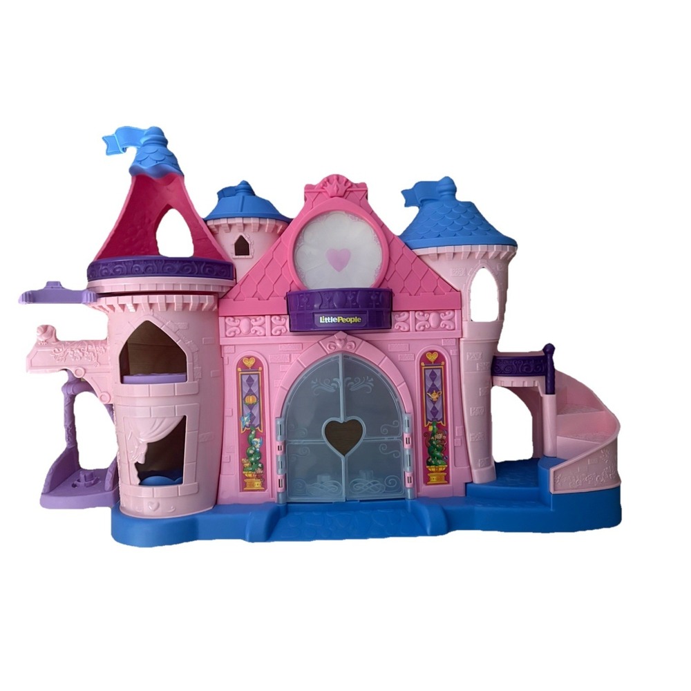 Disney Princess Magical Lights & Dancing Castle Little People Toddler Playset